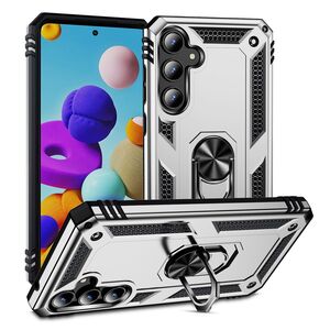 Handyh�lle f�r Samsung Galaxy A35 5G Case Cover Silber