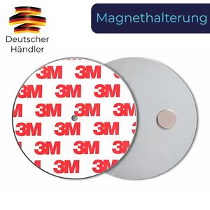 Rauchmelder Magnethalter - Sichere Befestigung mit starken Neodym-Magneten und Selbstklebefunktion