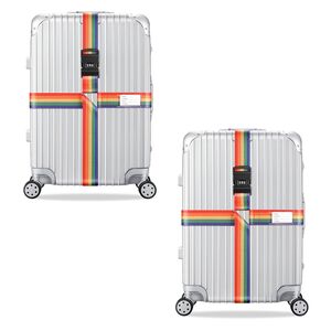 2x Kreuz Kofferband Koffergurt