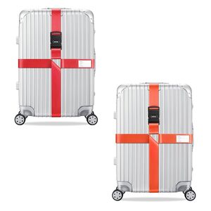 2x Kreuz Kofferband Koffergurt