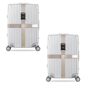 2x Kreuz Kofferband Koffergurt