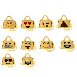 Niedlicher Plsch-Rucksack mit lustigem Gesicht - Quadratische Form, ideal fr Kindergartenkinder