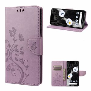 Elegante Kunstleder Flip Handyh�lle f�r Samsung Galaxy S23 Serie - Schmetterlings Blumenmuster