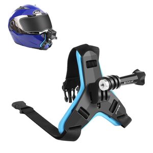 Motorradhelm Kinnriemenhalterung f�r GoPro, DJI Osmo Action und andere Action-Kameras