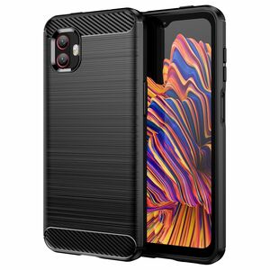 Samsung Galaxy Xcover6 Pro H�lle - Carbonfaser-Optik, Geb�rstete Textur, Sto�festes TPU Schutzcase