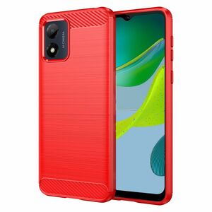 Motorola Moto E13 H�lle - Carbonfaser-Optik, Geb�rstete Textur, Sto�festes TPU Schutzcase