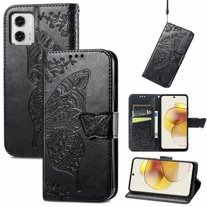 Schutzh�lle Handyh�lle f�r Motorola Moto G73 Case Cover Kartenfach