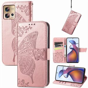 Schutzh�lle Handyh�lle f�r Motorola Edge 30 Fusion Case Cover Kartenfach