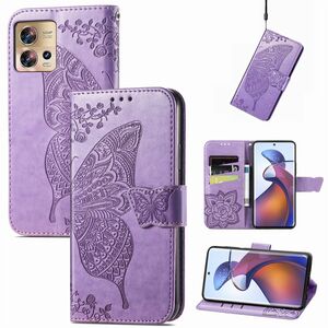 Schutzh�lle Handyh�lle f�r Motorola Edge 30 Fusion Case Cover Kartenfach