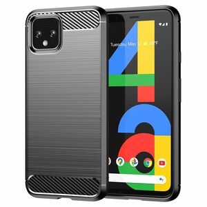 Google Pixel 4a H�lle - Carbonfaser-Optik, Geb�rstete Textur, Sto�festes TPU Schutzcase