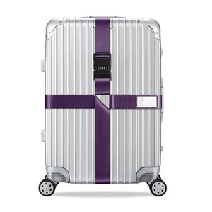 Koffergurt Kreuz Gep�ckgurt Kofferband Zahlenschloss Verstellbar Gurt Koffer