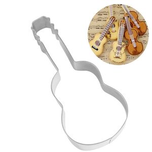5 Stck Gitarre Form Backen Keksform - Edelstahl Fondant Mousse Kreis
