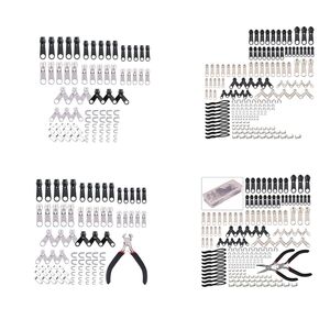 84 - 197 teilig Rei�verschluss Reparatur Set Zipper Schieber Metall Reparaturset