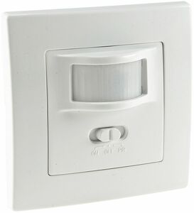 Unterputz PIR-Bewegungsmelder 160- LED geeignet, 2-Draht Technik, wei