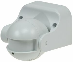 Aufputz Bewegungsmelder CBM HF 180- LED geeignet, IP44, 1-1200W, wei