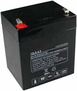 Bleiakku Q-Batteries 12V/4,5Ah LxBxH 101x90x70mm, 1,4kg