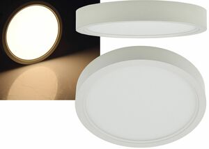 LED Deckenleuchte Santano 12w  17cm, 12W, 940lm, 3000K warmwei