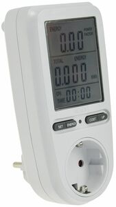 Energiekosten-Messgert CTM-808 Pro LC-Display, Messung bis zu 3680W