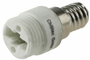 Lampensockel-Adapter, Keramik E14 auf G9