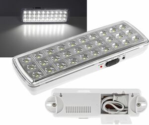 LED Notleuchte CTNL-30 SMD 205x65x30mm Lithium Akku 3,7V/1200mAh, nur 2W