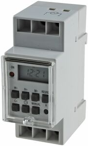 digitale Wochen-Zeitschaltuhr fr Schalttafel-Einbau, 230V, max. 3500W