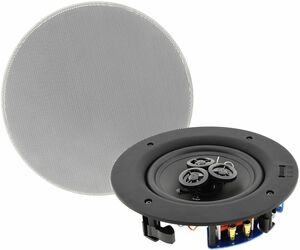 Einbaulautsprecher CTE-30W , 2-Wege 80W, 8Ohm, 234x67mm, Rund, wei�