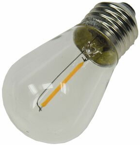 Ersatz-Lampe Filament E27 12V / 0,8W fr Biergarten-Lichterkette CT-BGL 15