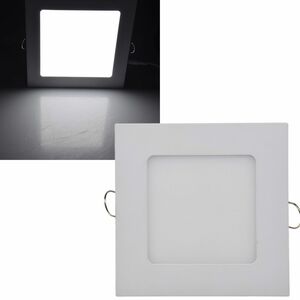 LED Licht-Panel QCP-12Q, 12x12cm 230V, 6W, 440 Lumen, 4200K / neutralwei