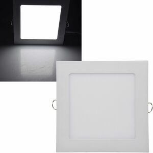 LED Licht-Panel QCP-17Q, 17x17cm 230V, 12W, 870 Lumen,4200K / neutralwei