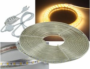 LED-Stripe Ultra-Bright 230V, 10m 600 Lumen/Meter, warmwei