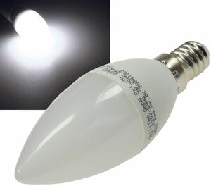 LED Kerzenlampe E14 K50 wei 4000k, 420lm, 230V/5W