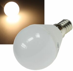 LED Tropfenlampe E14 T50 warmwei 3000k, 400lm, 230V/5W