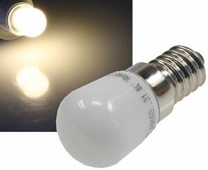 LED Lampe E14, 1 SMD LED 23x51mm klein 3000k, 140lm, 120-, 230V/2W, warmwei�