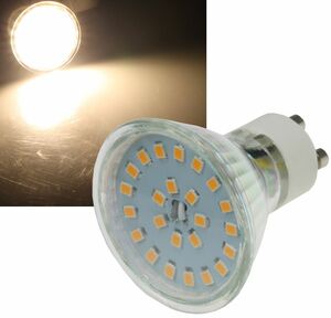 LED Strahler GU10 H55 SMD 120-, 3000k, 400lm, 230V/5W, warmwei