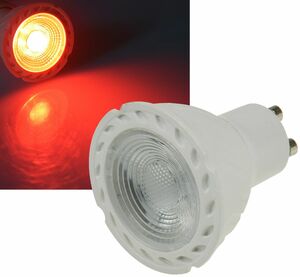 LED Strahler GU10 LDS-50 rot 38-, 230V/5W