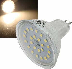 LED Strahler MR16 H55 SMD 120-, 3000k, 400lm, 12V/5W, warmwei�