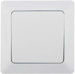 MILOS Kreuzschalter wei� matt 250V~/ 10A, inkl. Rahmen, UP
