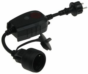 Zwischenstecker mit D�mmerungsschalter und Zeitvorwahl (1- 9 Std.) �ber Display