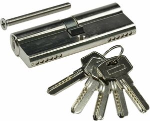 Schlie�zylinder 80mm (40+40mm) Profil-Zylinder, 5 Sicherheits-Schl�ssel