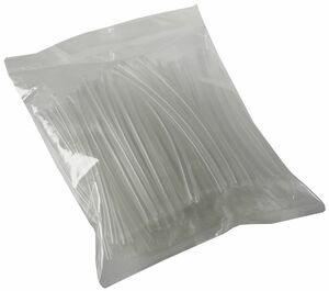 Schrumpfschlauch-Sortiment, 100-teilig in Sortimentst�te, transparent