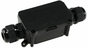 Kabelverbinderbox, 2 Anschl�sse, IP66 12V bis 230V, wasserdicht