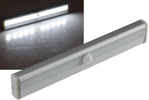LED Unterbauleuchte LUB-ALU10 80Lm 4x AAA / Micro, 10 Leds, Licht: wei