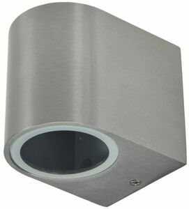 LED-Wandleuchte CTW-1 f�r 1x GU10, IP44, Edelstahl poliert