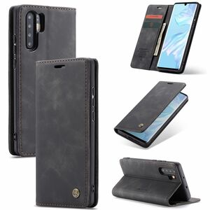 Handy H�lle Schutz Tasche f�r Huawei P30 Pro Cover Wallet Etui Schwarz