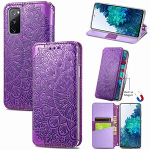 Samsung Galaxy S20 FE Handyhlle Schutztasche Case Cover Mandala Violett