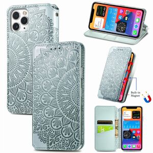 Apple iPhone 11 Handyh�lle Schutztasche Case Cover Mandala Grau