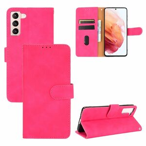 Samsung Galaxy S21 Tasche Handy H�lle Schutz-Cover Flip-Case mit Kartenfach Pink