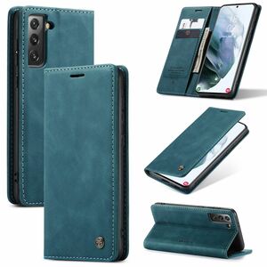 Handy Hlle Schutz Tasche fr Samsung Galaxy S21 Plus Cover Wallet Etui Blau