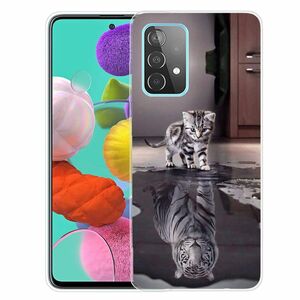 Samsung Galaxy A72 5G Handyh�lle Ultra D�nn Schutzcase Cover Katze Transparent