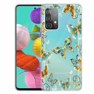 Samsung Galaxy A72 5G Handyh�lle Ultra D�nn Schutzcase Cover Schmetterling Transparent